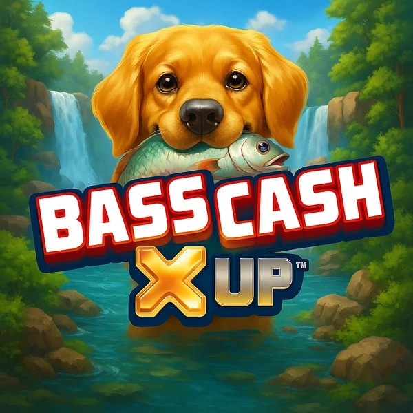 Bass Cash X UP logo by Alchemy Gaming at Casinoly Casino