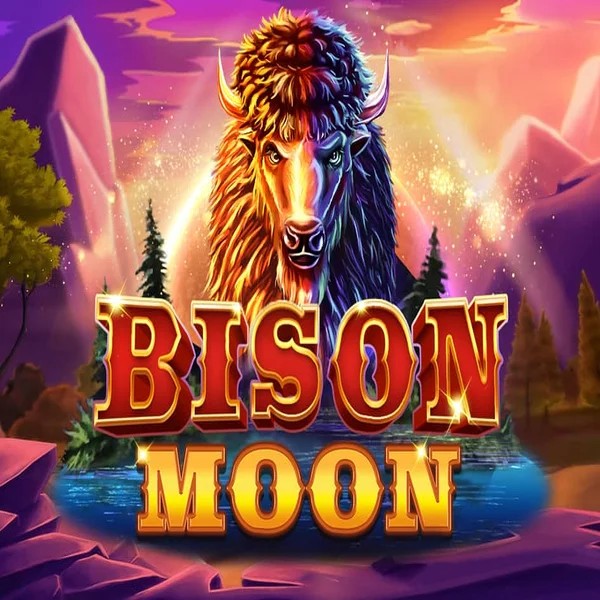 Bison Moon slot logo by Northern Lights Gaming at Casinoly Casino