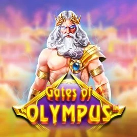 Gates of Olympus slot logo by Pragmatic Play at Casinoly Casino