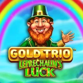 Gold Trio Leprechaun's Luck logo by Playtech at Casinoly Casino