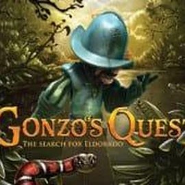 Gonzo's Quest slot logo by NetEnt at Casinoly Casino