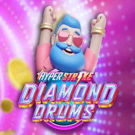 Hyper Strike Diamond Drums by Gameburger Studios, showcased at www.casinoly-casino.eu – game logo