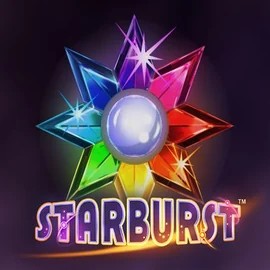 Starburst game by NetEnt – logo hosted on Casinoly Casino