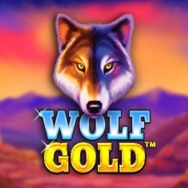 Wolf Gold slot logo by Pragmatic Play at Casinoly Casino